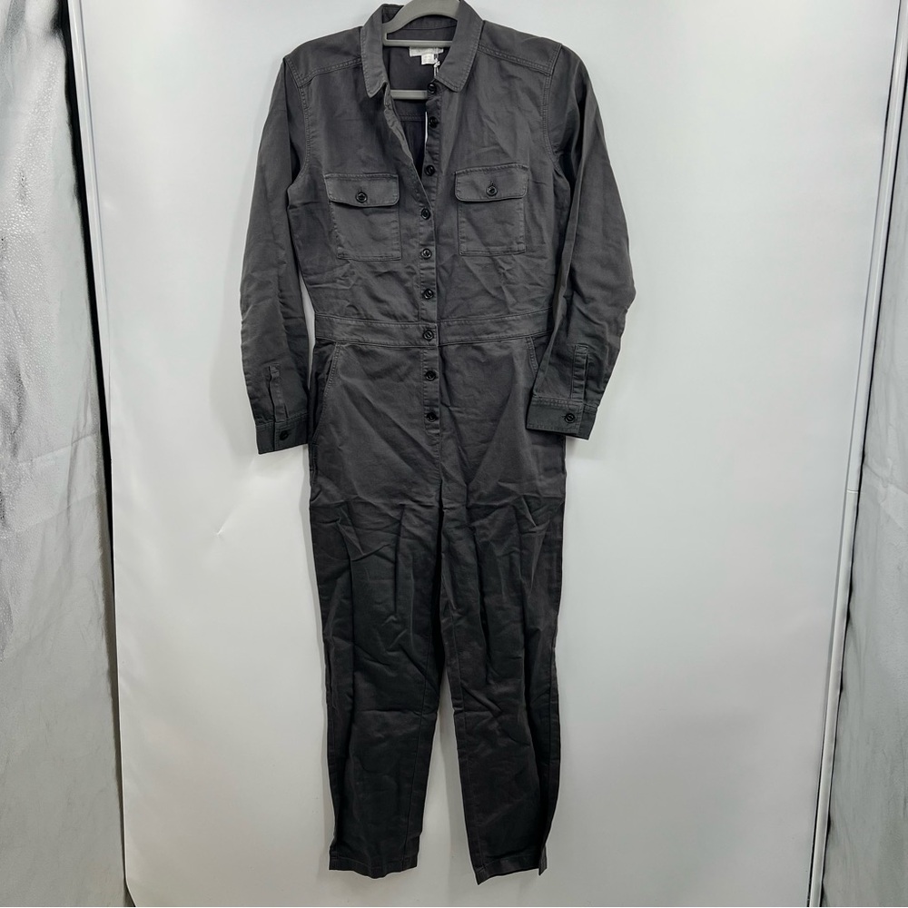 Outerknown S.E.A. Suit Jumpsuit XS Storm Gray Linen Cotton Utility NWT